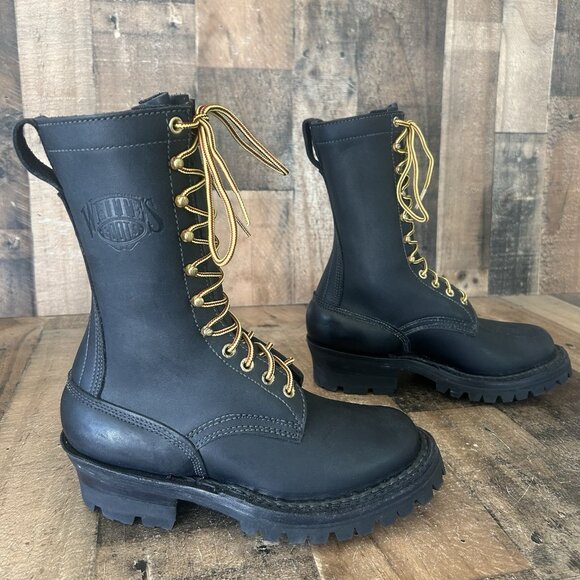 Whites W400V Firefighter Logger Soft Toe Work Boots Womens 7.5 B - Picture 1 of 12